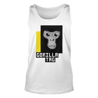 Gorilla Tag Pfp Maker Gorilla Tag Yellow Unisex Tank Top | Favorety CA