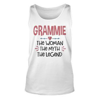 Grammie Grandma Gift Grammie The Woman The Myth The Legend Unisex Tank Top - Seseable