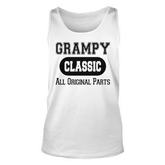 Grampy Grandpa Gift Classic All Original Parts Grampy Unisex Tank Top - Seseable