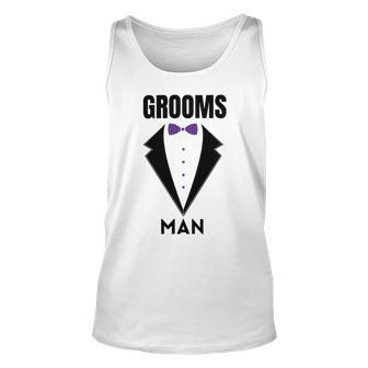 Groomsman Grooms Squad Stag Party Friends Themed Unisex Tank Top - Monsterry