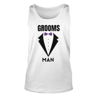 Groomsman Grooms Squad Stag Party Friends Themed Unisex Tank Top | Favorety CA