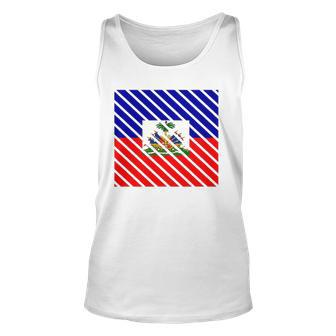 Haitian Flag Pride Haiti Vacation Gift Unisex Tank Top | Mazezy