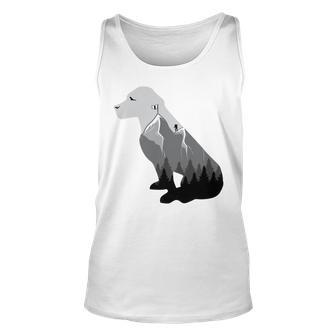 Happiness Is A Day Spent Hiking With My Dog Unisex Tank Top - Monsterry UK