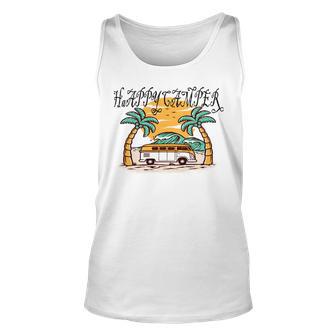 Happy Camper V2 Unisex Tank Top | Favorety