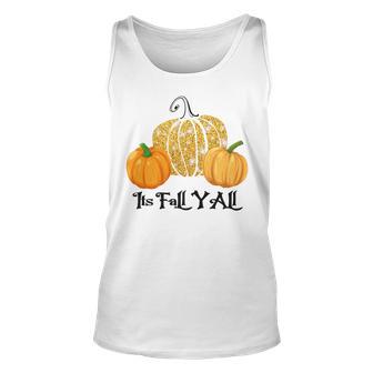 Happy Fall Yall Its Fall Yall Leopard Print Pump V2 Unisex Tank Top | Favorety