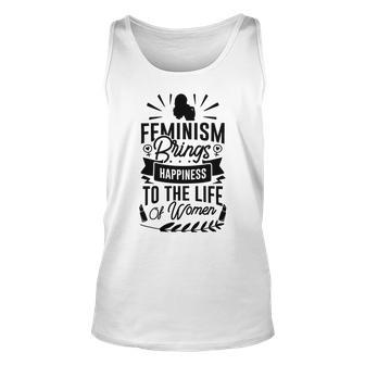 Happy Feminist Unisex Tank Top | Favorety