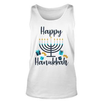 Happy Hanukkah Chanukah Pajama 893 Shirt Unisex Tank Top | Favorety