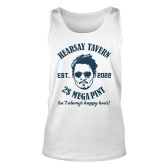 Hearsay Tavern Est 2022 Mega Pint Isnt Always Happy Hour Unisex Tank Top | Favorety UK