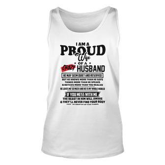 I Am A Proud Wife Of A Crazy Husband V2 Unisex Tank Top | Favorety AU