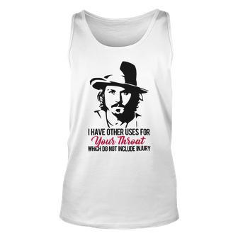 I Have Other Uses For Your Throat Which Do Not Include Injury Unisex Tank Top | Favorety UK