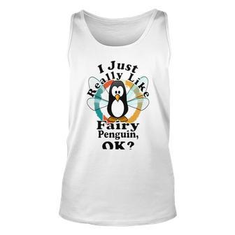 I Really Like Fairy Penguin Ok Unisex Tank Top | Favorety CA