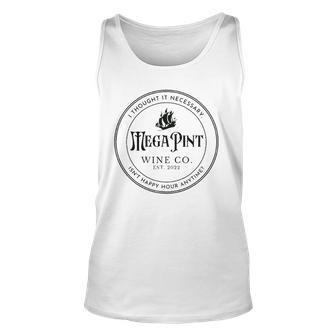 I Thought It Necessary A Mega Pint Of Wine Unisex Tank Top | Mazezy UK