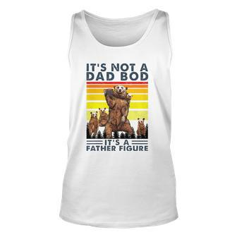 Its Not A Dad Bod Its Father Figure Bear Coffee Lover Unisex Tank Top | Mazezy