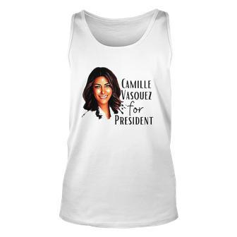 Johnny Depps Lawyer Camille Vazquez For President Unisex Tank Top | Mazezy
