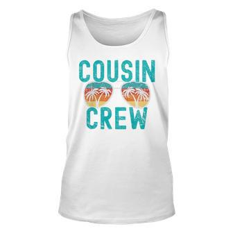 Kids Cousin Crew Family Vacation Summer Vacation Beach Sunglasses Unisex Tank Top - Seseable
