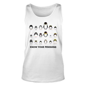 Know Your Penguins Unisex Tank Top | Favorety UK