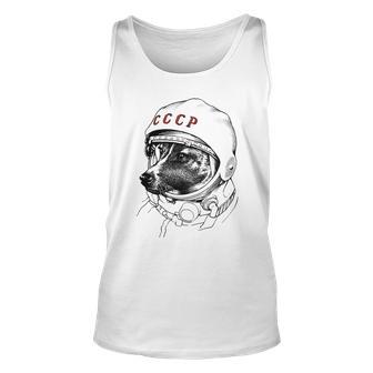 Laika Space Traveler Unisex Tank Top | Favorety