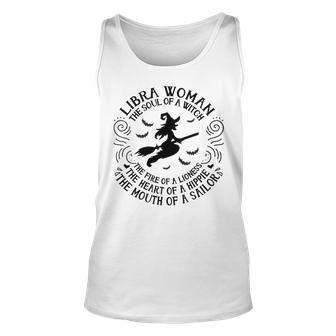Libra Women The Soul Of A Witch Unisex Tank Top - Seseable