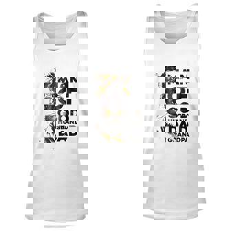 Lion Man Of God Husband Dad Grandpa Fathers Day Unisex Tank Top | Mazezy