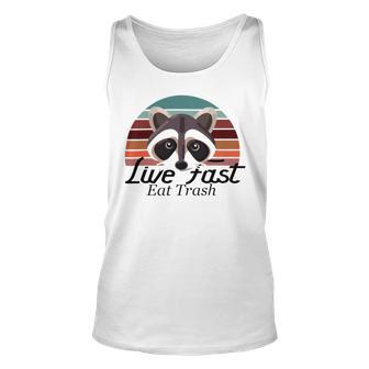 Live Fast Eat Trash 790 Shirt Unisex Tank Top | Favorety UK