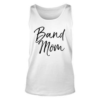 Marching Band Apparel Mother Gift For Women Cute Band Mom Unisex Tank Top | Mazezy