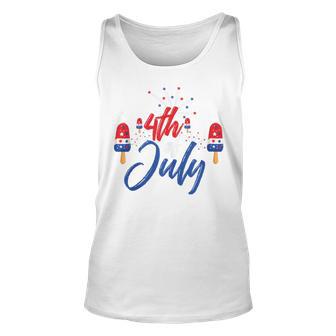 Memorial Day 4Th Of July Holiday Patriotic Ice Cream V2 Unisex Tank Top | Favorety