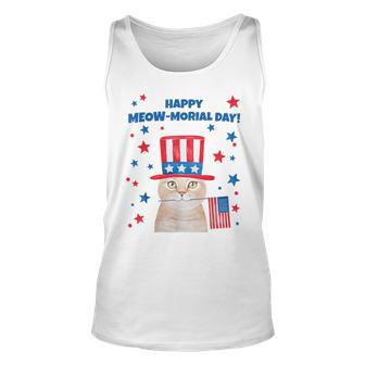 Memorial Day Cat Meowmorial Day Unisex Tank Top | Favorety CA