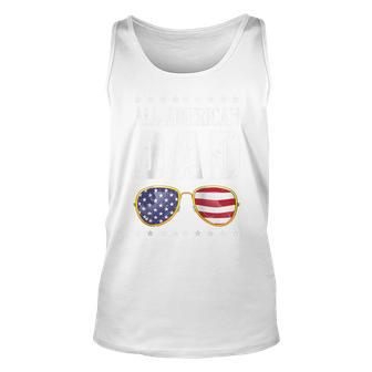 Mens All American Dad 4Th Of July Usa Sunglasses American Flag Unisex Tank Top - Seseable