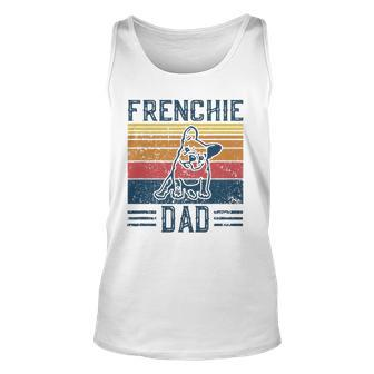 Mens Funny Vintage Frenchie Dad For Men - French Bulldog Unisex Tank Top | Mazezy DE