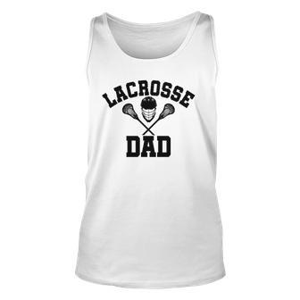 Mens Lacrosse Dad Lax Daddy  Fathers Day Gift Unisex Tank Top