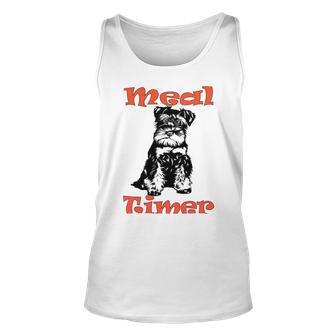 Miniature Schnauzer At Home Meal Timer Multi Tasking Dog Unisex Tank Top | Favorety CA