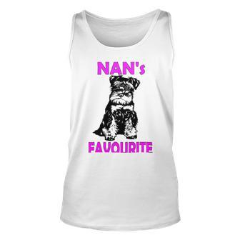 Miniature Schnauzer At Home Nans Favourite Multi Tasking Dog Unisex Tank Top | Favorety AU