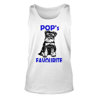 Miniature Schnauzer At Home Pops Favourite Multi Tasking Dog Unisex Tank Top | Favorety