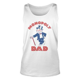 Monopoly Dad Fathers Day Gift Unisex Tank Top | Mazezy