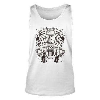 New Welcome Back To School Unisex Tank Top | Favorety AU