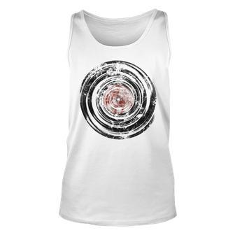 Old Vinyl Records Urban Grunge Unisex Tank Top | Favorety