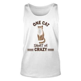 One Cat Short Of Crazy Unisex Tank Top | Favorety UK