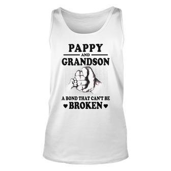 Pappy Grandpa Gift Pappy Grandpa And Grandson A Bond That Cant Be Broken Unisex Tank Top - Seseable