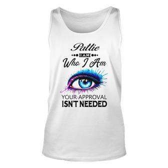 Pattie Name Gift Pattie I Am Who I Am Unisex Tank Top - Seseable