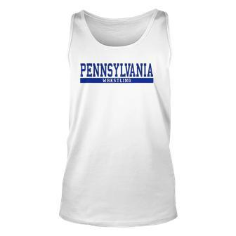 Pennsylvania Wrestling The Keystone State Unisex Tank Top | Mazezy AU