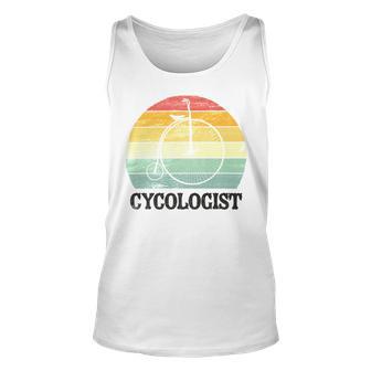 Penny Farthing Cycologist Funny Vintage Biking Cyclogist Cyclist Cycling Road Bike Mtb Unisex Tank Top | Favorety UK