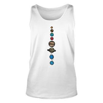 Planets Colour Unisex Tank Top | Favorety UK