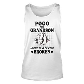 Pogo Grandpa Gift Pogo And Grandson A Bond That Cant Be Broken Unisex Tank Top - Seseable