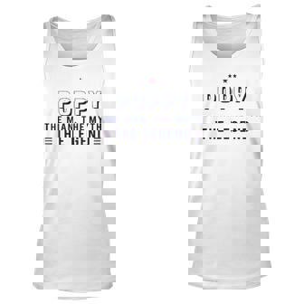 Poppy Grandpa Gift Poppy The Man The Myth The Legend V2 Unisex Tank Top - Seseable