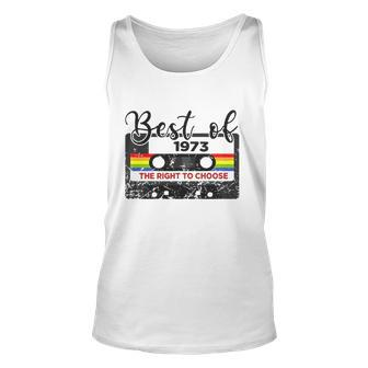 Pro Choice Womens Rights Feminism - 1973 Defend Roe V Wade Unisex Tank Top | Mazezy CA