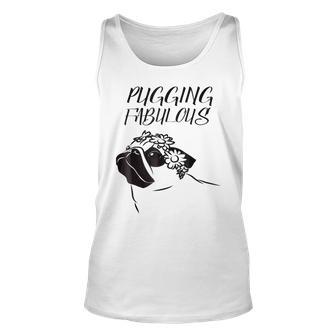 Pugging Fabulous Pug Lovers Unisex Tank Top | Favorety DE