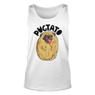 Pugtato Pug Potato Dog Lovers Costume Funny Meme Gifts Unisex Tank Top | Favorety