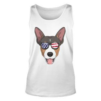 Rat Terrier Dog Patriotic Usa 4Th Of July American Cute Tank Top | Mazezy