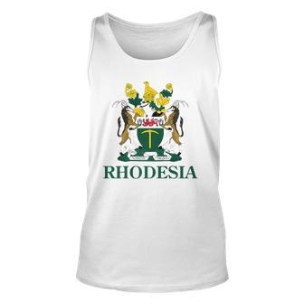Rhodesia Coat Of Arms Zimbabwe South Africa Pride Tank Top | Mazezy
