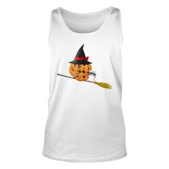 Silly Halloween Witch T - Cookie And Milk Masquerade Unisex Tank Top - Seseable